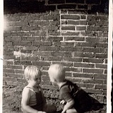 1954-Fred-with-Marijke-in-Friesland